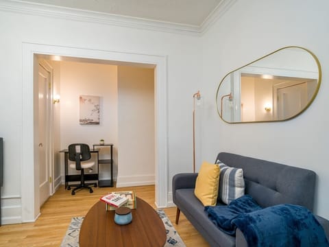 Indulge in the luxury of our expansive living room, providing a comfortable and open space to relax, unwind, and recharge.