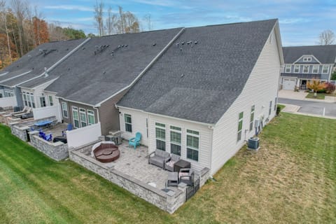 Large Backyard Patio for family gathering