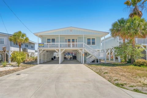 The Reagan is located on the channel in Cherry Grove Beach.