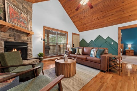 Enjoy the recently refreshed furnishings in the living room