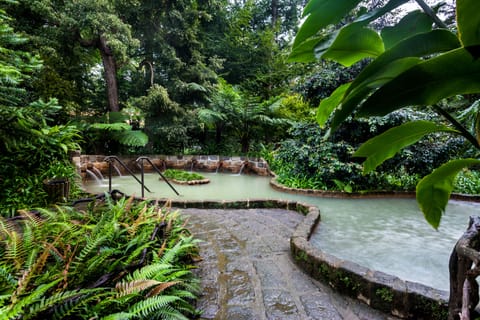 Indoor pool, outdoor pool, sun loungers