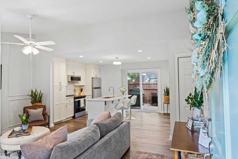 View of the townhome from the front entryway.
