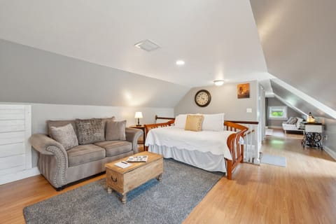 living room with a day bed