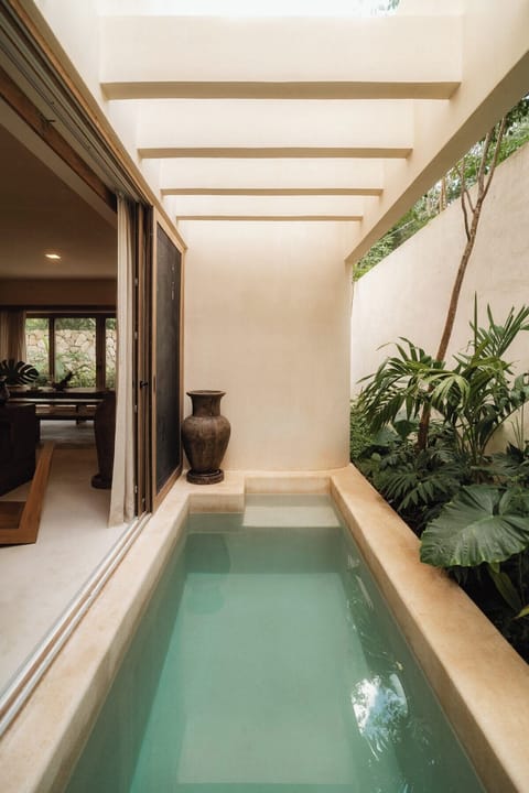 Indoor pool, outdoor pool