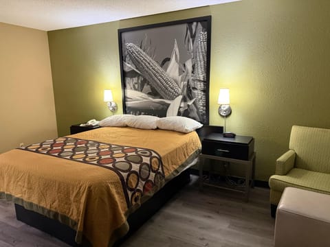 Standard Room, 1 Queen Bed | Living area | TV