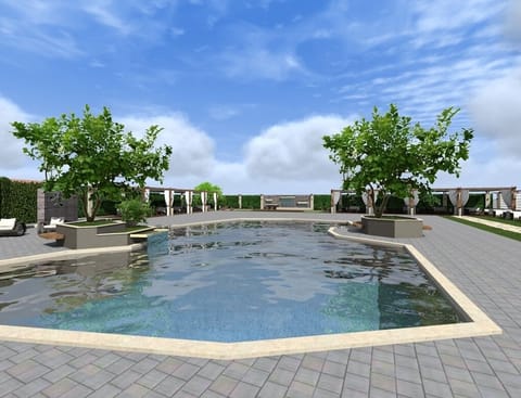 Seasonal outdoor pool