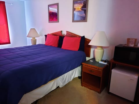 Blackout drapes, iron/ironing board, free WiFi, bed sheets