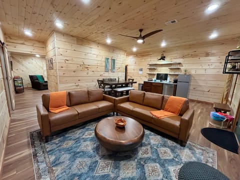Living area in basement