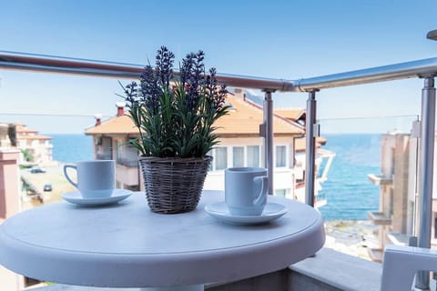 Comfort Double Room, Balcony, Partial Sea View | Balcony view