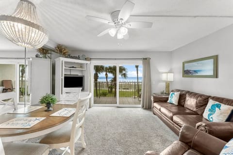 Spacious Living room with queen size fold out, flat screen TV