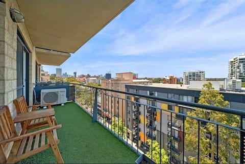 Relax on your private balcony with city views and fresh air. Perfect for your morning coffee or evening unwind.
