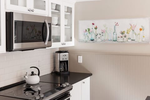 All the basic cooking essentials are provided.