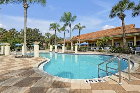 The centerpiece of the community: A large, inviting pool perfect for family fun