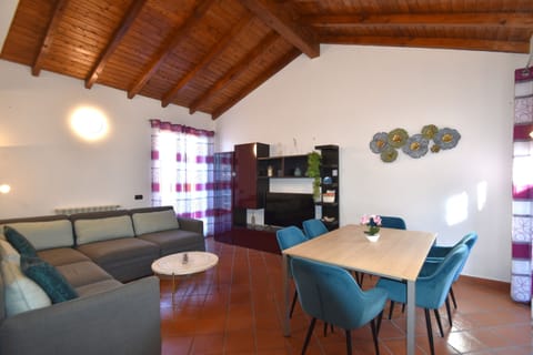 Living room dining area