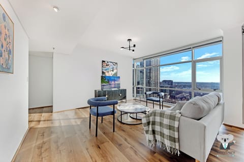 Apartment, 3 Bedrooms, City View (NSY591-2101) | Living area | Flat-screen TV