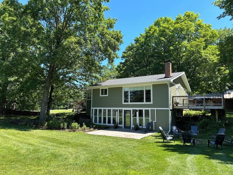 Large yard with plenty of room to play games & enjoy the outdoors