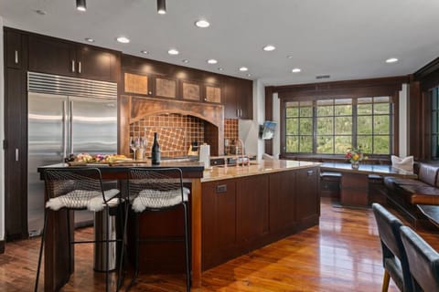 Indoors, Kitchen, Hardwood, Floor, Kitchen Island