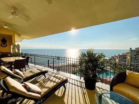 Terrace with ocean view