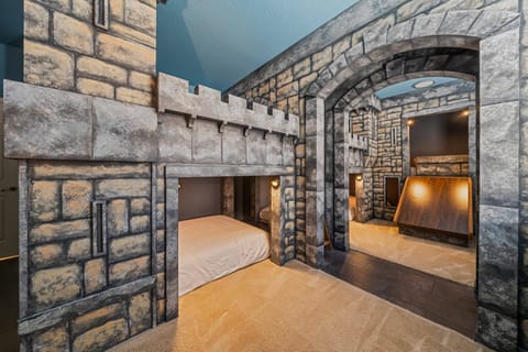 - Castle themed kids bedroom with unique bunks  
- Orlando vacation rental with immersive designs  
- Family-friendly villa near Disney for group stays