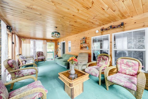 Forestport Vacation Rental | 2BR | 2BA | Steps Required | 1,400 Sq Ft