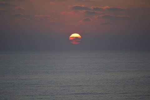 Roof lounge view of Sunset