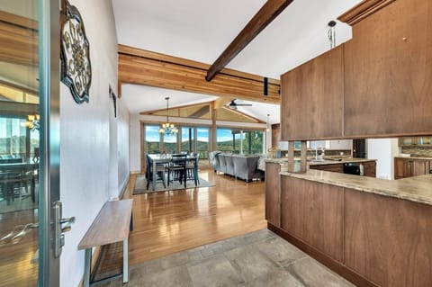 Entryway looking into Dining Room