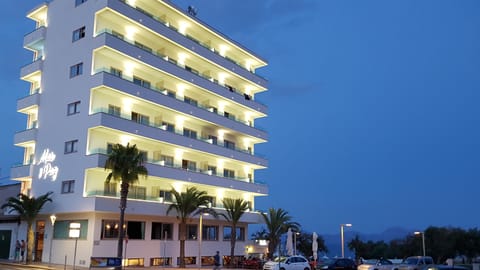 Front of property - evening/night