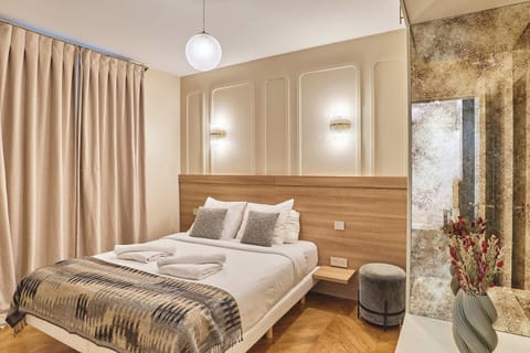 Apartment | 1 bedroom, laptop workspace, iron/ironing board, bed sheets