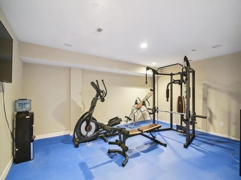 Onsite fitness area with gym equipment so you can stay active even on vacation.