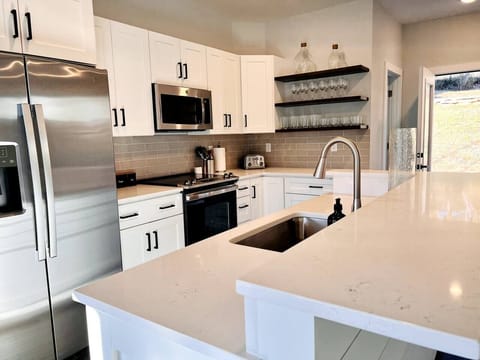 Modern kitchen stocked with everything you need!