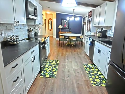 Large and Updated Kitchen with Stainless Appliances