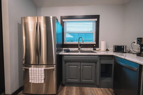 Plenty of countertop space is essential for cooking for large groups! Everything provided but food!