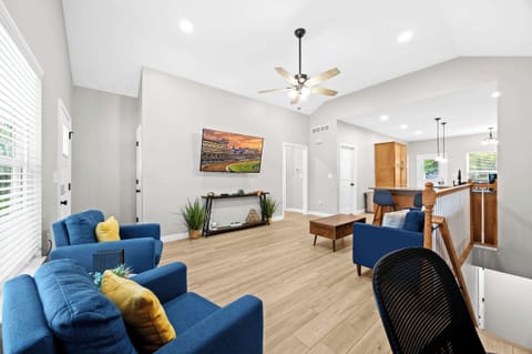 Living Room: Our interior focuses on a contemporary accent and the space is ideal for entertainment and relaxation.