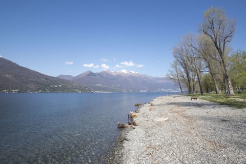 Giona Park, located just a short walk from the accommodation, is the ideal place for a relaxing walk, surrounded by greenery and with beautiful views of the lake.