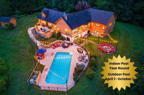 Double the fun, double the amenities: Two swimming pools, two firepits, two grills, two patios, two driveways for parking—and twice the game room space of anyone else, thanks to a transformed 4-car garage.