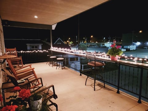 40 balcony overlooking downtown Sturgis Main Street