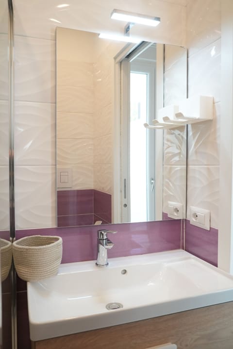 Room, City View | Bathroom | Shower, hair dryer, towels, soap