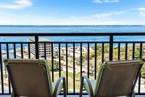 Balcony with beautiful ocean views