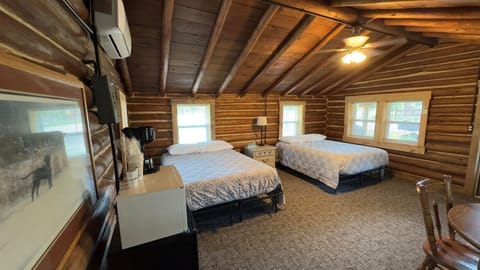 Rooms feature variety of bed sizes including: full queen bunk