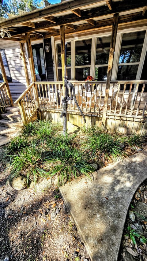 Front porch of house