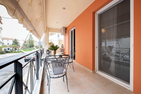 Sunny and Spacious Balcony with Seating – Perfect for outdoor meals or relaxing under the sun.