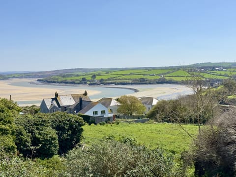 View of Estuary from upstairs at Setters Rest Holiday Cottage, Padstow, North Cornwall
