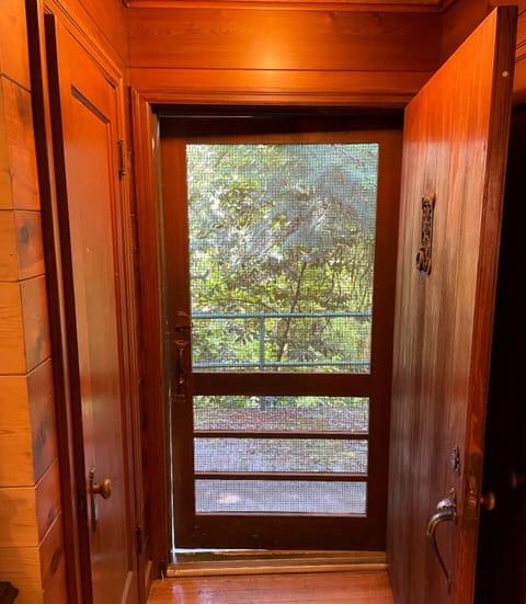 The old original door - is huge and cool!