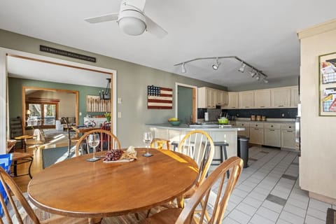 Spacious kitchen with breakfast nook, modern appliances, and plenty of natural light.