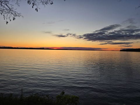 Serene sunsets from the west facing yard