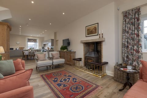 New Ladykirk Farmhouse - the open-plan kitchen and living space