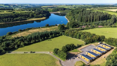 Birdseye view of lodges