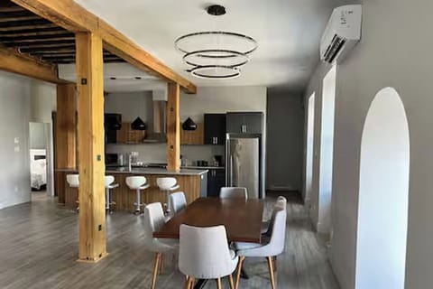 Living room and kitchen
