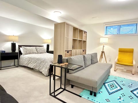 Living Room and Bedroom