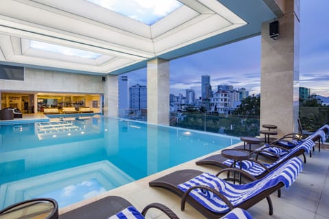 Indoor pool, outdoor pool